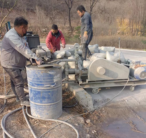 鄱阳路面下沉注浆